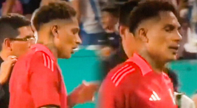 Paolo Guerrero acabó afectado tras el Perú vs. Argentina Paolo Guerrero acabó afectado tras el Perú vs. Argentina