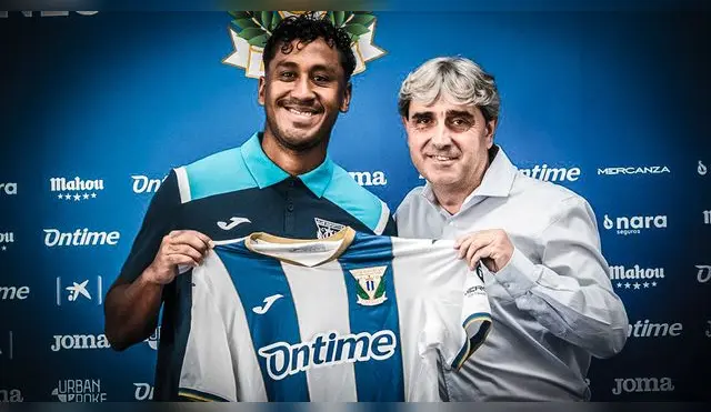 Renato Tapia fue presentado formalmente en Leganés de España.