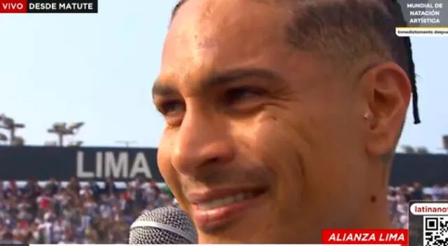 Paolo Guerrero se quebró entre lagrimas tras volver a Matute para jugar en Alianza Lima Paolo Guerrero se quebró entre lagrimas tras volver a Matute para jugar en Alianza Lima