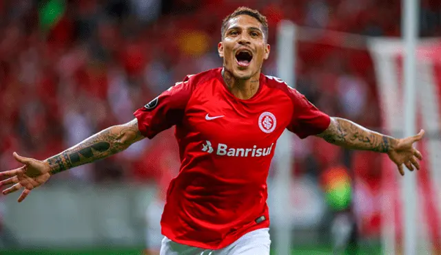 Paolo Guerrero es bien recordado en el Inter de Porto Alegre.   