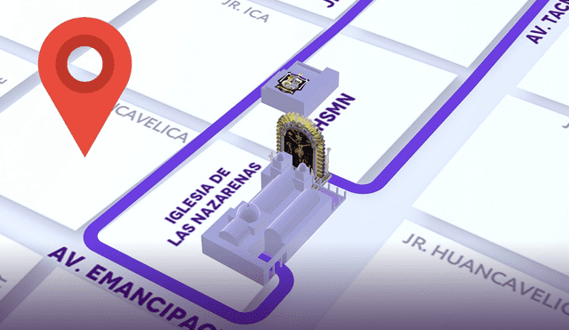 Sigue el recorrido del Señor de los Milagros y conoce su ubicación actual.