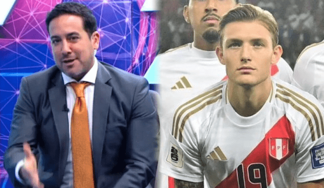 Óscar del Portal dio un comentario sobre Oliver Sonne durnte el Perú vs. Uruguay.