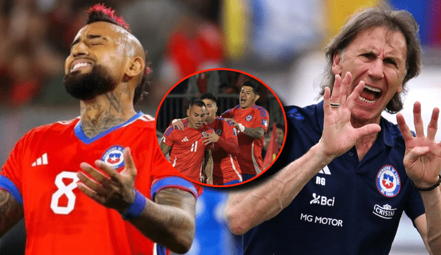 Gareca anunció lista de convocados de Chile para duelo ante Perú, sin Vidal.