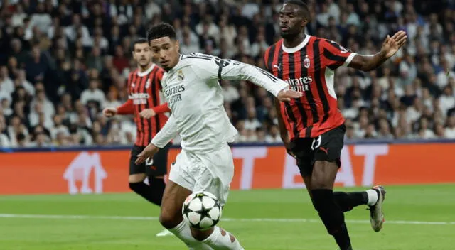 Real Madrid se enfrentó a AC Milán por la Champions League 2024-25.