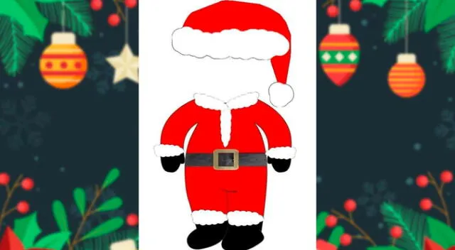 Sé Papá Noel con esta plantilla 100% gratis para la decoración de Navidad. Sé Papá Noel con esta plantilla 100% gratis para la decoración de Navidad.