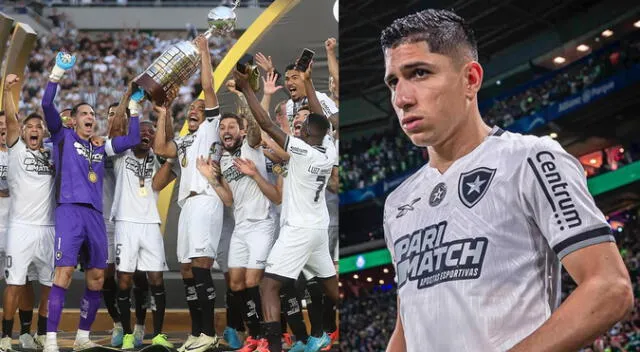 Jefferson Savarino logró el título de la Copa Libertadores con Botafogo.