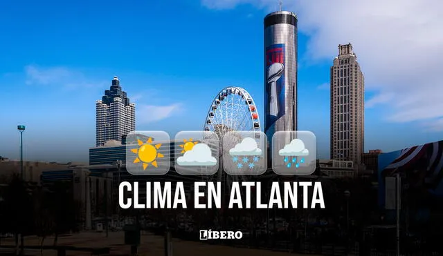 Clima y pronóstico del tiempo en Atlanta hoy, martes 21 de enero de 2025, según National Weather Service. | Foto: Composición Líbero Clima y pronóstico del tiempo en Atlanta hoy, martes 21 de enero de 2025, según National Weather Service. | Foto: Composición Líbero