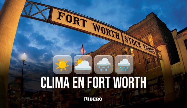Clima y pronóstico del tiempo en Fort Worth hoy, miércoles 22 de enero de 2025, según National Weather Service. | Foto: Composición Líbero Clima y pronóstico del tiempo en Fort Worth hoy, miércoles 22 de enero de 2025, según National Weather Service. | Foto: Composición Líbero