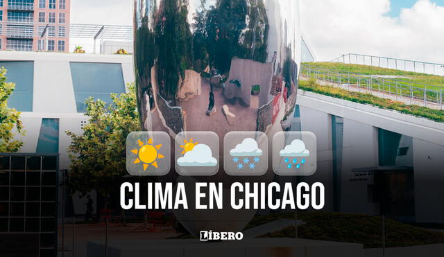 Clima y pronóstico del tiempo en Chicago hoy, martes 14 de enero de 2025, según National Weather Service. | Foto: Composición Líbero