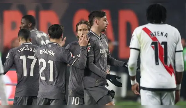 Federico Valverde anotó el primer gol del Real Madrid ante Rayo Vallecano