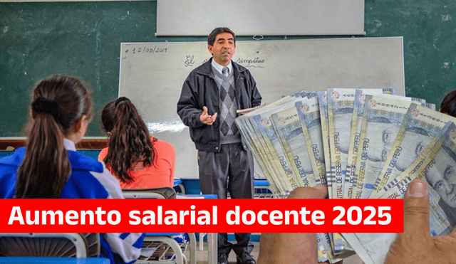 Conoce el monto que se le agregará al salario de los docentes en 2025.