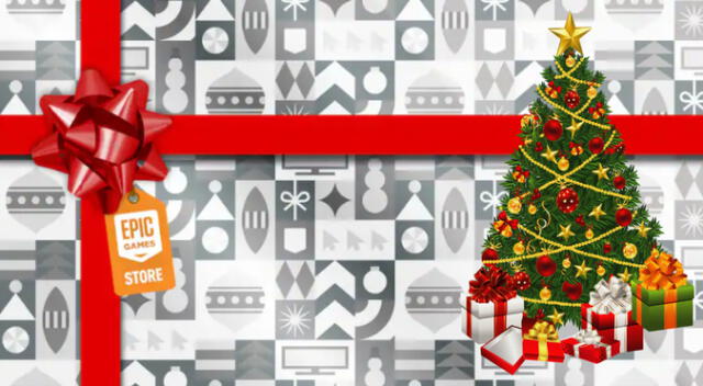 Regalos por Navidad en la tienda de Epic Games.