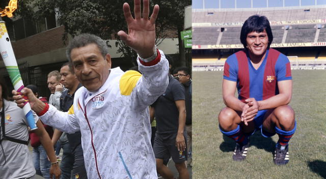 Héctor Chumpitaz despidió a Hugo Sotil en el velatorio que se realizó en Matute.