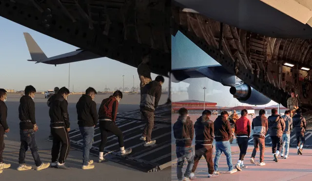 Mientras defensores de la inmigración critican las condiciones deshumanizantes de estos vuelos. Mientras defensores de la inmigración critican las condiciones deshumanizantes de estos vuelos.