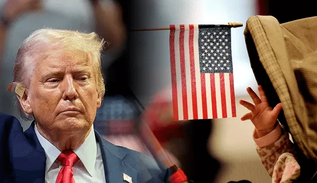 La Coalición de Inmigración de Nueva York y una inmigrante venezolana demandan al presidente Donald Trump por su orden ejecutiva que prohíbe la ciudadanía por nacimiento a hijos de inmigrantes indocumentados. La Coalición de Inmigración de Nueva York y una inmigrante venezolana demandan al presidente Donald Trump por su orden ejecutiva que prohíbe la ciudadanía por nacimiento a hijos de inmigrantes indocumentados.