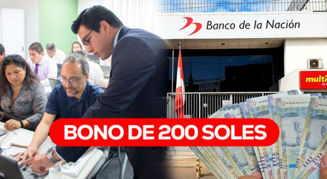 Los trabajadores del sector público podrán cobrar este apoyo monetario de 200 soles.
