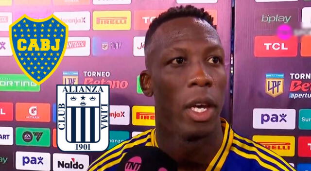 Luis Advíncula dio fuerte palabras luego de su gol con Boca Juniors.