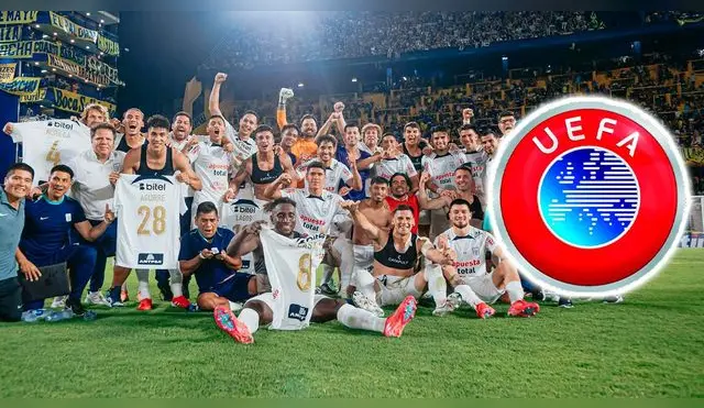 Club europeo festejó triunfo de Alianza Lima por Copa Libertadores.
