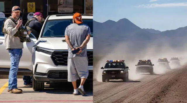 Los oficiales de ICE realizan un operativo en la comunidad inmigrante de Houston.