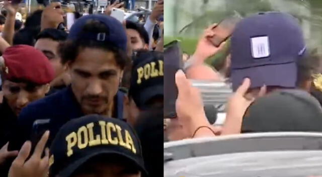 Paolo Guerrero vivió un inesperado momento en el aeropuerto.