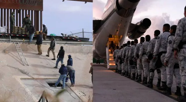 Cooperación militar en la frontera entre Estados Unidos y México.