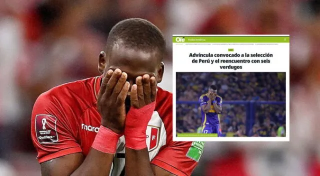 La reacción de la prensa argentina ante la convocatoria de Luis Advíncula a la selección peruana: