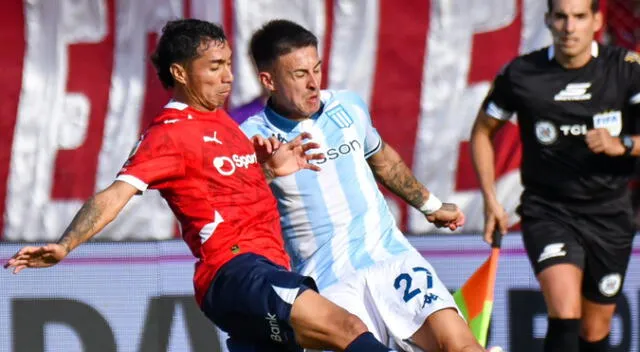 Racing sacó un empate en su visita a Independiente de Avellaneda.