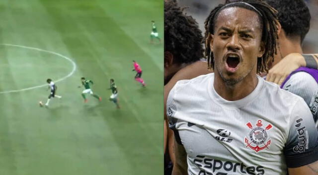 André Carrillo sigue llamando la atención de los hinchas de Corinthians.