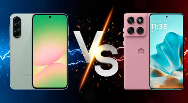 Conoce las diferencias y similitudes entre el Galaxy A56 y Motorola Edge 60, los dos nuevos gama media de este 2025.