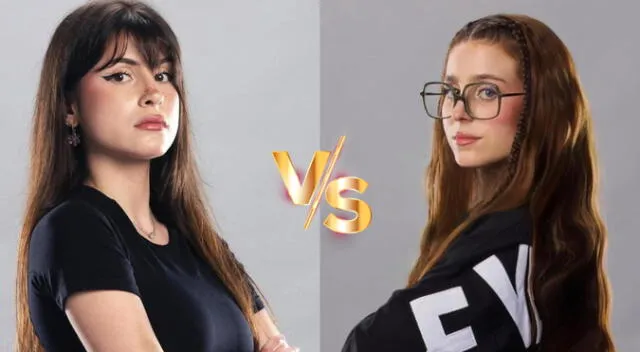 Las influencers Abby y Roro miden su fuerza en prueba de puñetazos.