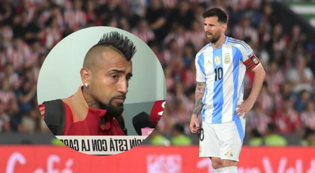 Arturo Vidal apuntó contra la selección argentina