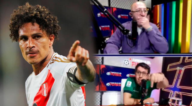 Paolo Guerrero desató la molestia de los periodistas bolivianos.