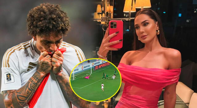 Paolo Guerrero anotó el 2-0 ante Bolivia y su pareja, Ana Paula Consorte lo celebró con mucha euforia.