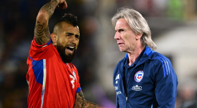 Vidal habló sobre continuidad de Gareca en Chile.