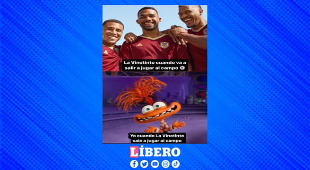 La 'Vinotinto' se convirtió en la protagonista de los memes debido a su derrota.