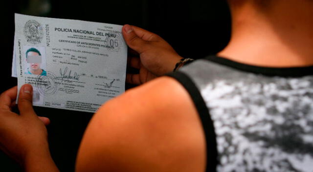 Así puedes descargar el Certificado de antecedentes policiales.