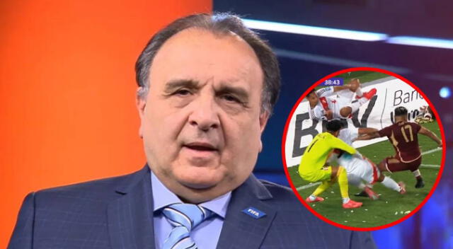 Exárbitro FIFA opinó sobre el polémico penal de Carlos Zambrano a Josef Martínez