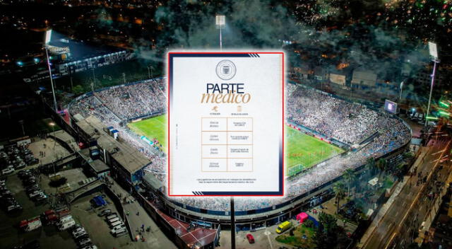 Alianza Lima emitió un nuevo parte médico.