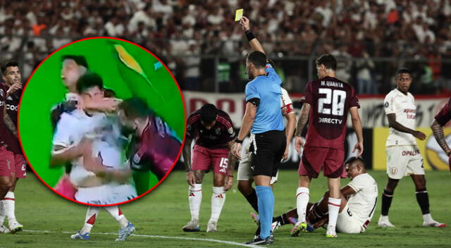 José Rivera recibió un brutal codazo que no fue revisado por el VAR