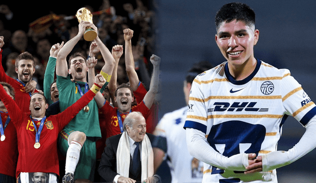 Campeón del Mundial 2010 con España llenó de elogios a Piero Quispe.