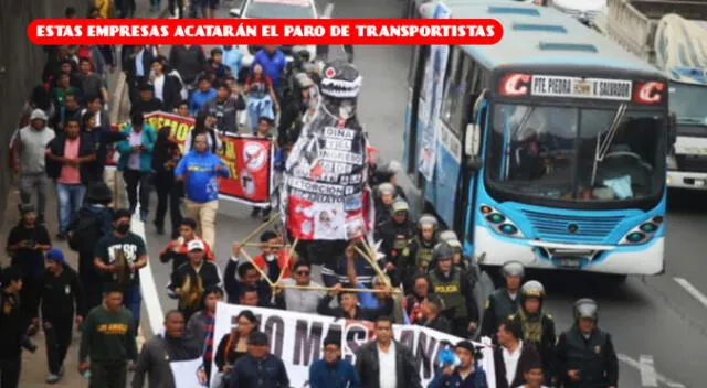 Diversas empresas acatarán el Paro de transportistas del jueves 10 de abril. Diversas empresas acatarán el Paro de transportistas del jueves 10 de abril.