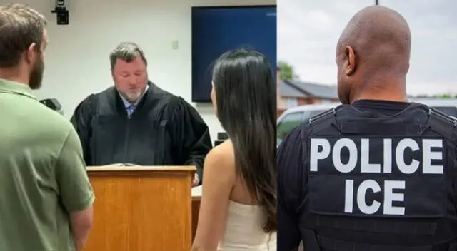 Inmigrante peruana liberada tras 49 días en detención de ICE se reencuentra con su esposo.