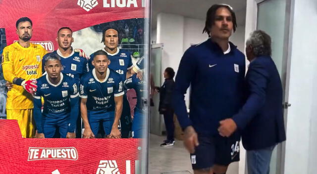 Alianza Lima compartió un video de la interna en los camerinos.