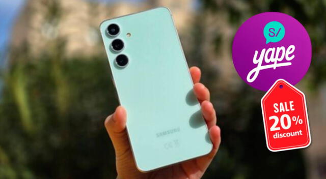 Ahora podrás comprar el Galaxy S24FE de Samsung con un descuento de 650 soles por Yape. Ahora podrás comprar el Galaxy S24FE de Samsung con un descuento de 650 soles por Yape.