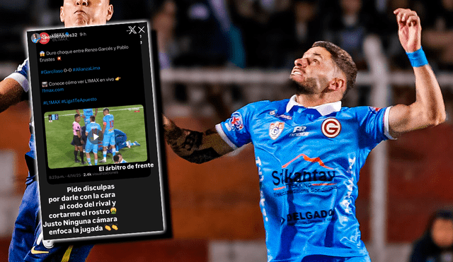Pablo Erustes realizó polémico comentario tras la derrota de Garcilaso ante Alianza Lima.