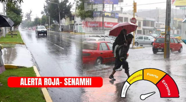Alerta roja en Senamhi: conoce información del fenómeno climático