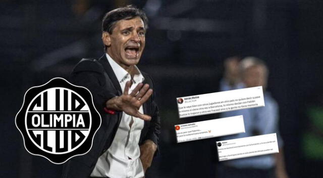 La inédita reacción de los hinchas de Olimpia con Fabián Bustos tras empate con Peñarol La inédita reacción de los hinchas de Olimpia con Fabián Bustos tras empate con Peñarol