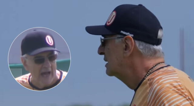 Jorge Fossati y su exhaustivo entrenamiento en Universitario.