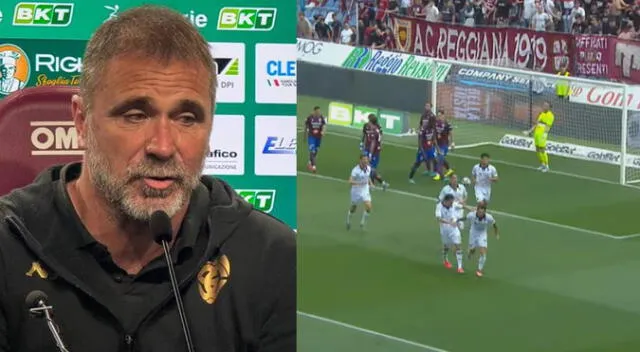 Entrenador de Gianluca Lapadula se pronunció tras la derrota de Spezia.
