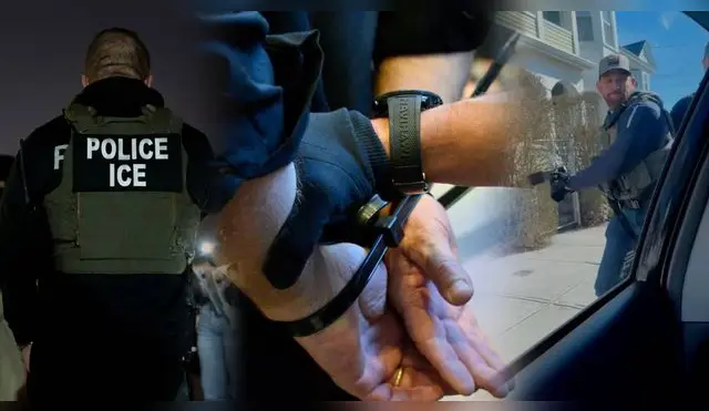 Agente de ICE rompe ventana para detener a un inmigrante en Massachusetts, según video.